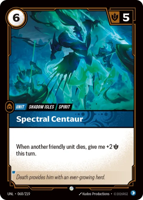 Spectral Centaur UNL-068 영어판 카드 이미지