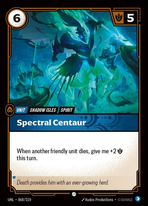 Spectral Centaur — Riftbound card