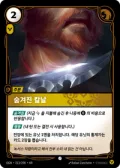 숨겨진 칼날 · OGN-213 한국어 카드
