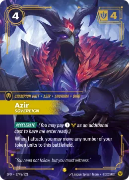 Azir - Sovereign (Alternate Art)