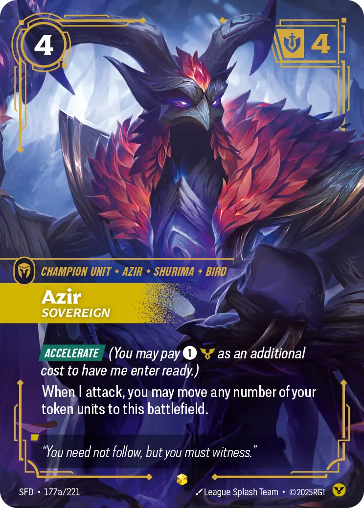 Azir - Sovereign (Alternate Art)