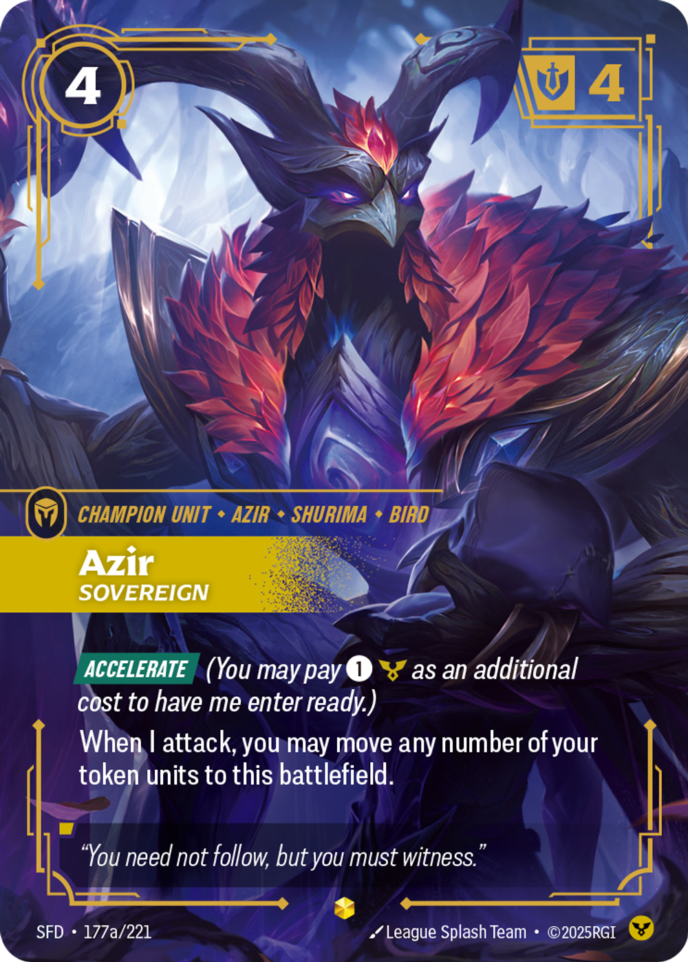 Azir, Sovereign (Alternate Art)