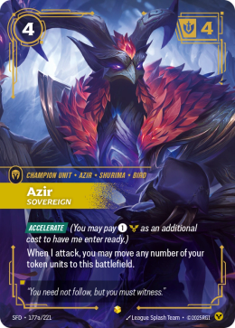 Azir - Sovereign (Alternate Art)