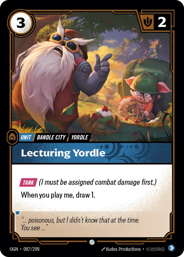 Lecturing Yordle