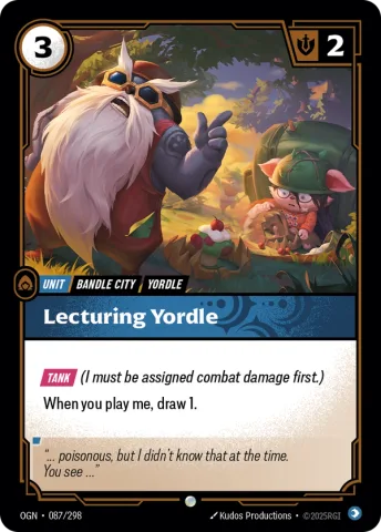 Lecturing Yordle · OGN-087/298
