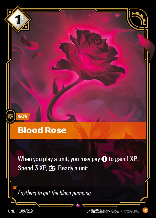 Blood Rose — Riftbound card