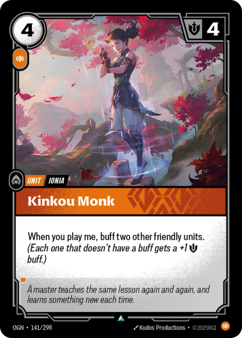 Kinkou Monk — Origins #141, art by Kudos Productions
