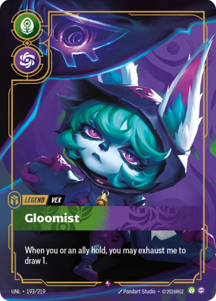 Legend Vex, Gloomist — Vex Chaos deck by Fabsio at RQ Utrecht