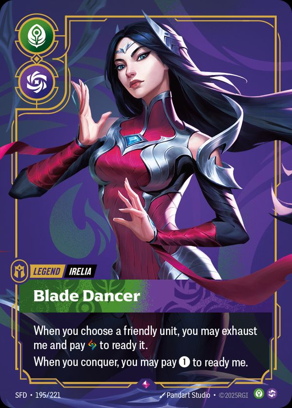 Irelia, Blade Dancer — Riftbound card