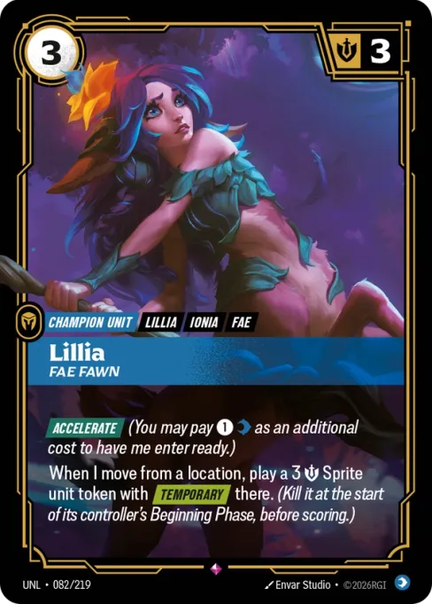 Lillia, Fae Fawn, UNL-082/219