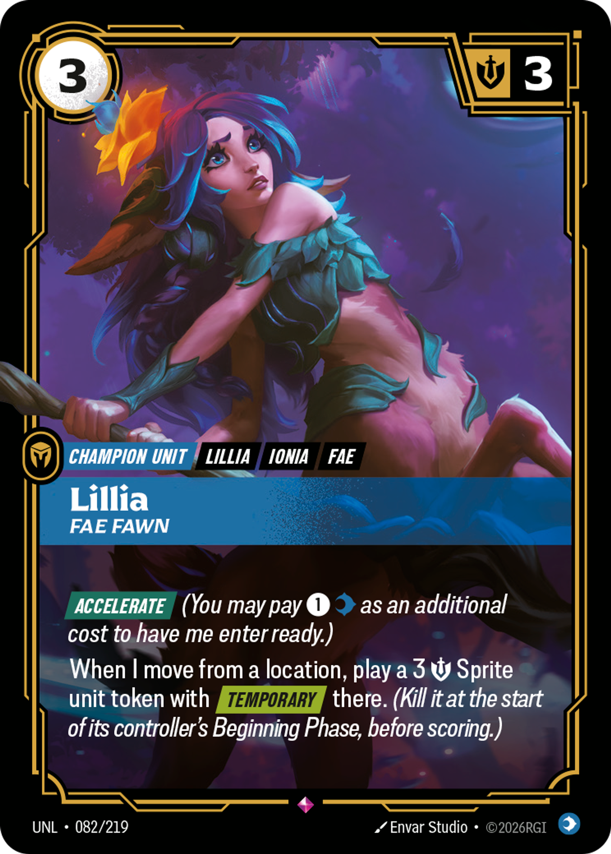 Lillia, Fae Fawn