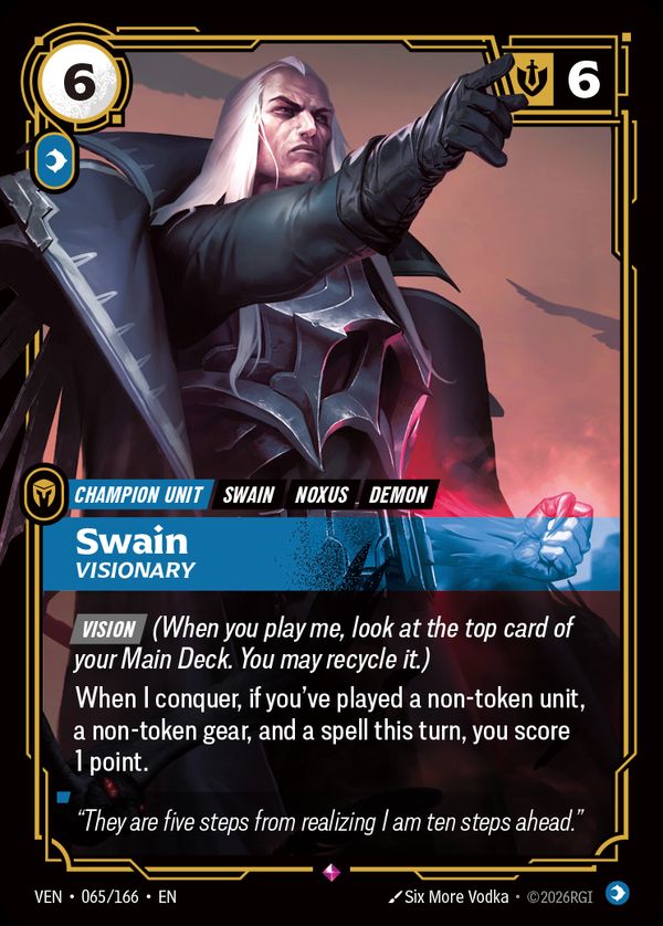 Swain, Visionary — Riftbound card