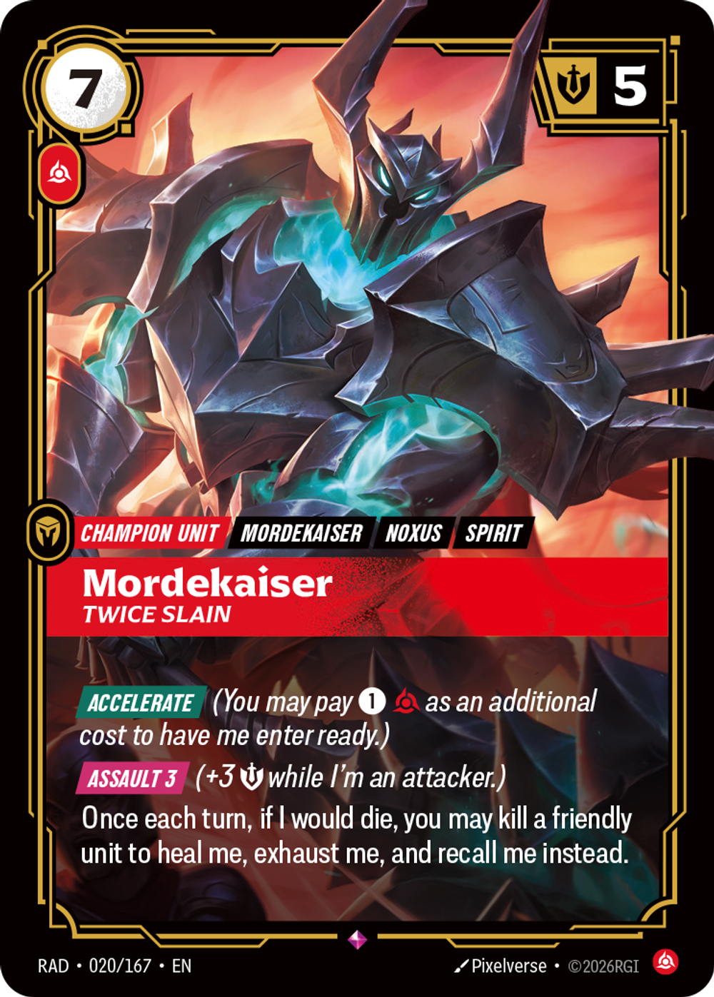 Mordekaiser, Twice Slain