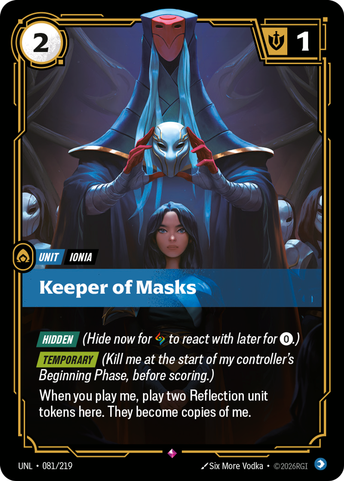 Keeper of Masks