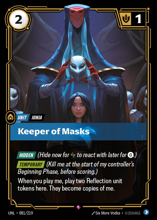 Keeper of Masks — Riftbound card