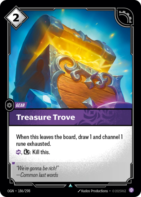 Treasure Trove — Origins #186, art by Kudos Productions