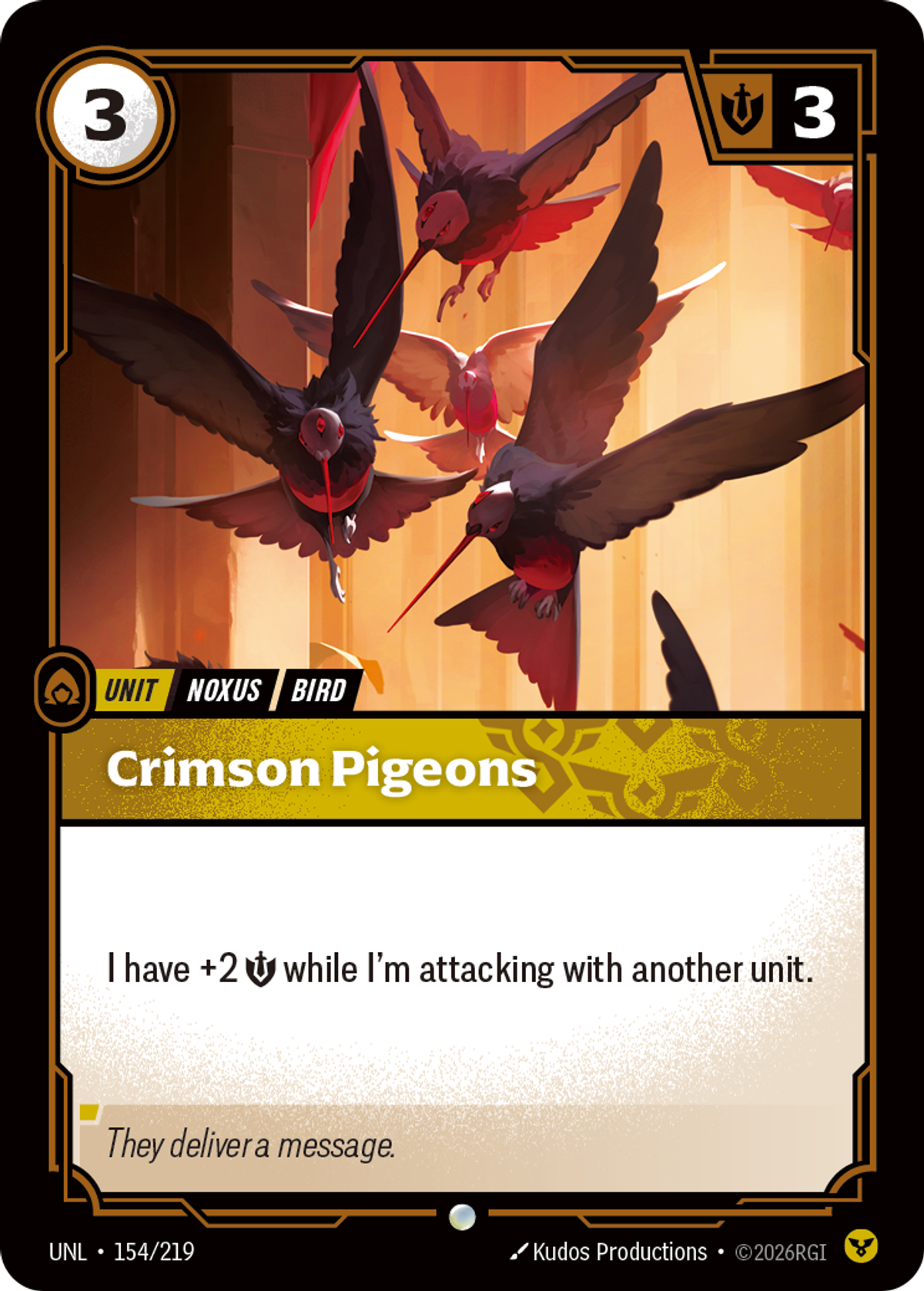 Crimson Pigeons