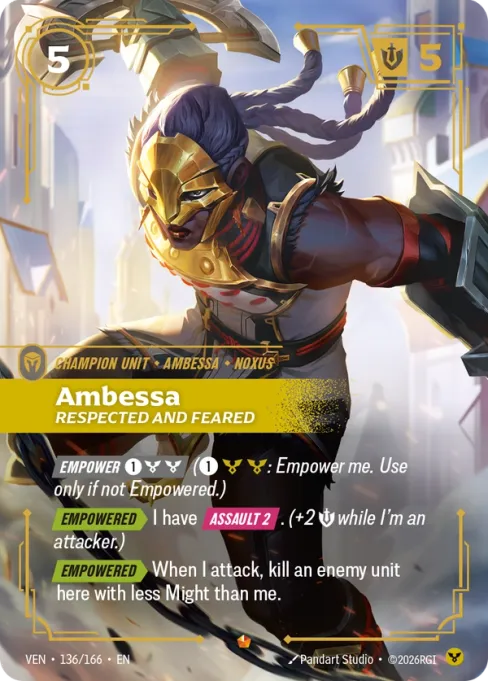 Ambessa, Respected and Feared, VEN-136/166