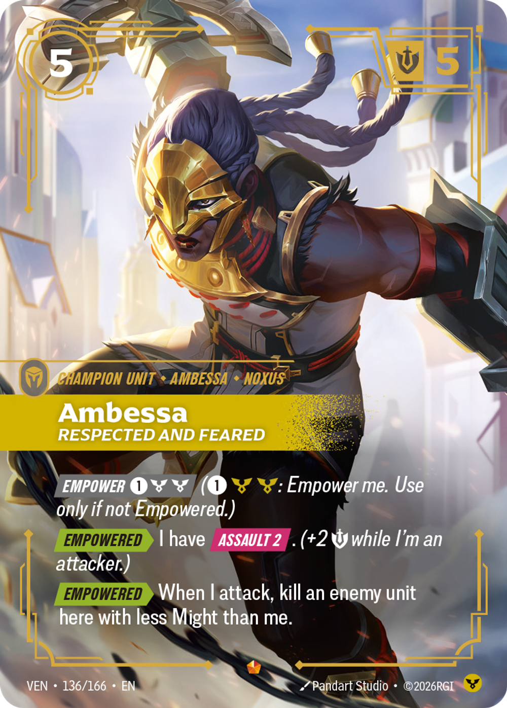 Ambessa, Respected and Feared