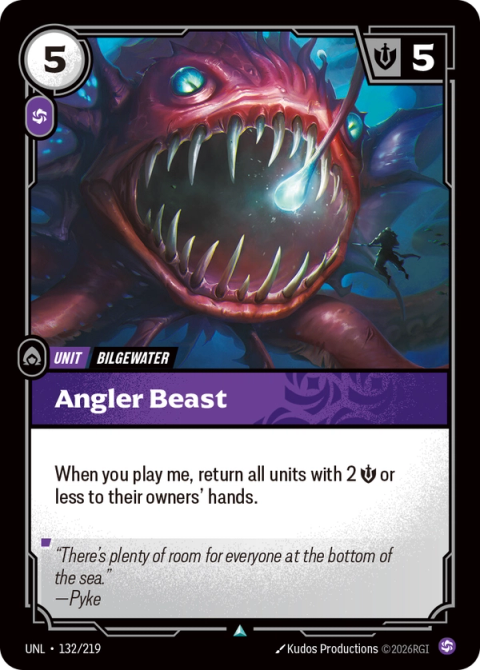 Angler Beast — Unleashed #132, art by Kudos Productions