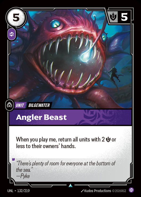Angler Beast — Riftbound card