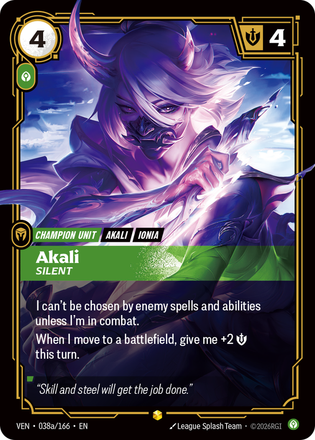 Akali, Silent (Alternate Art)
