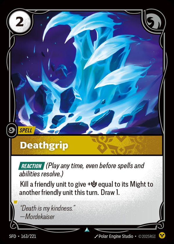 Deathgrip — Riftbound card