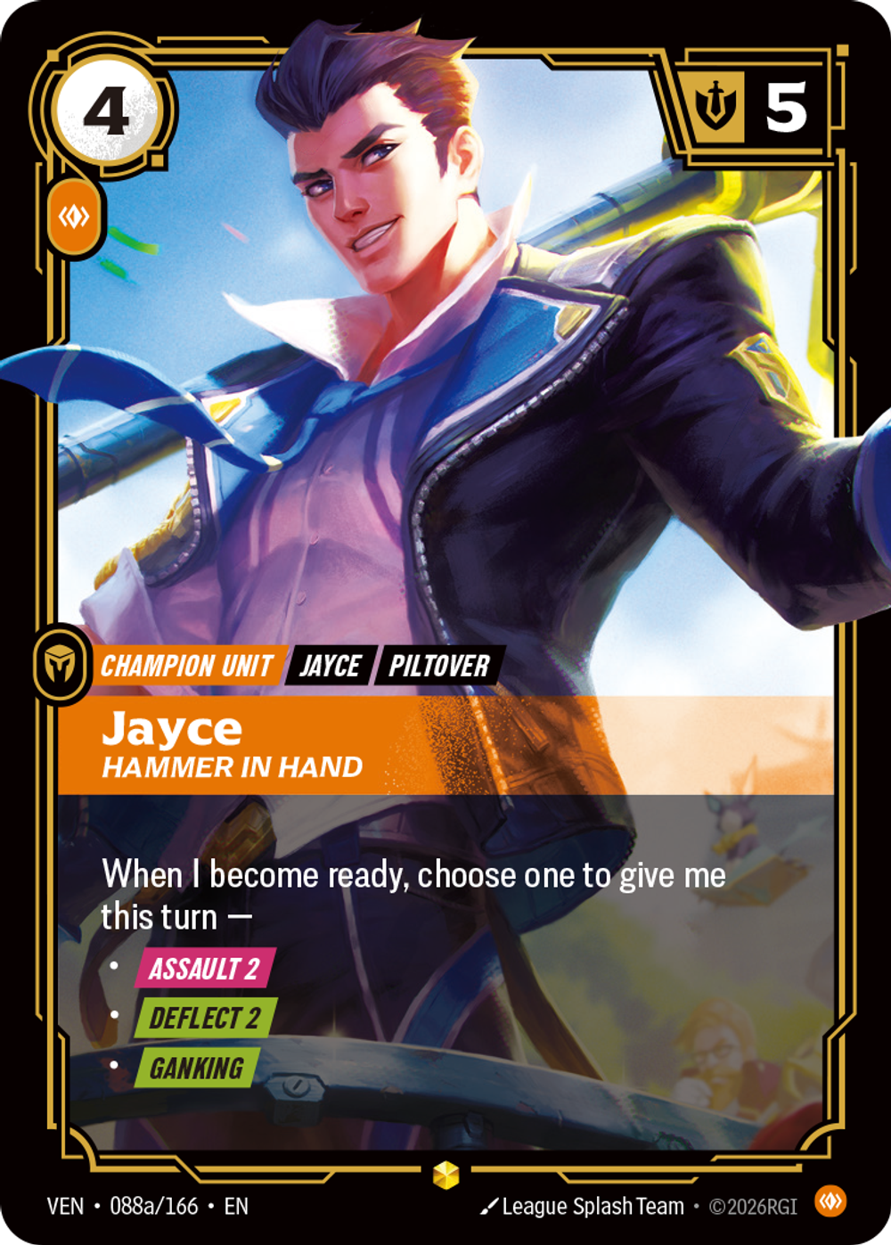 Jayce, Hammer in Hand (Alternate Art)