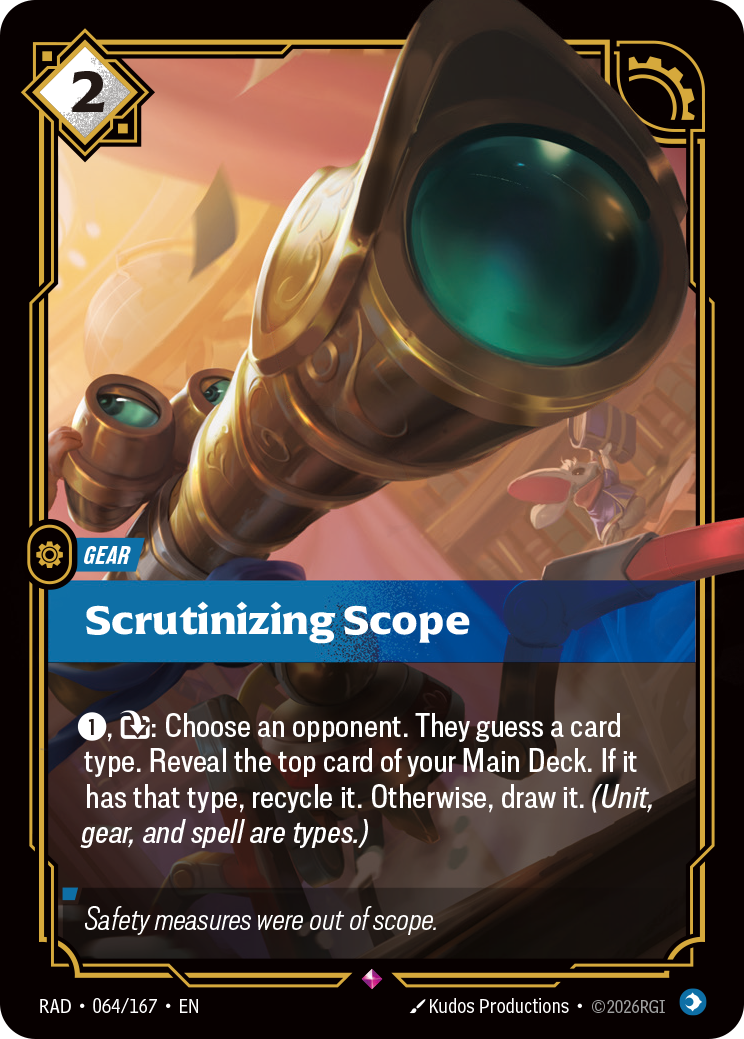 Scrutinizing Scope