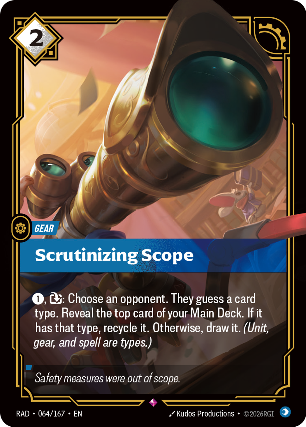 Scrutinizing Scope
