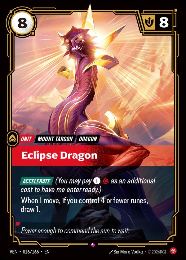 Eclipse Dragon — Riftbound card