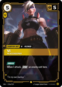 Vi - Peacekeeper (Alternate Art)