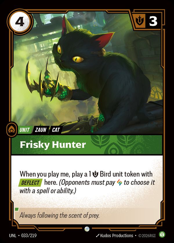 Frisky Hunter — Riftbound card