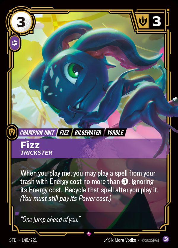 Fizz, Trickster — Riftbound card