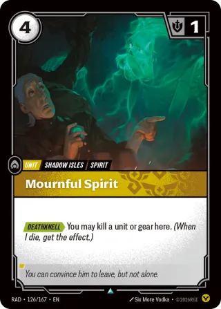 Mournful Spirit — Riftbound card RAD 126
