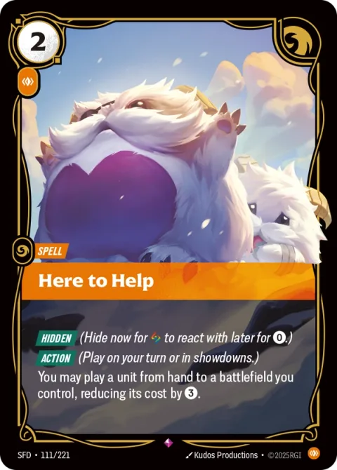 Here to Help SFD-111 영어판 카드 이미지