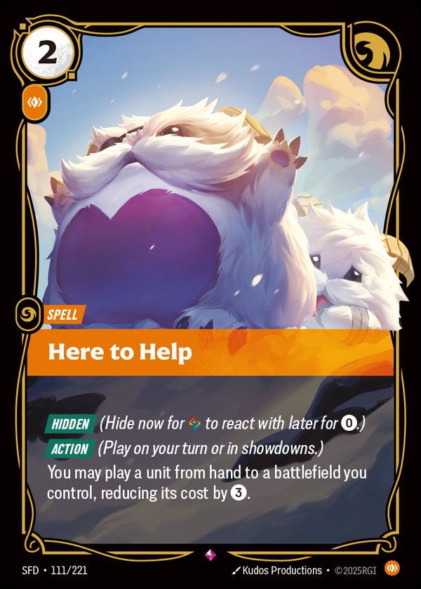Here to Help — Riftbound card
