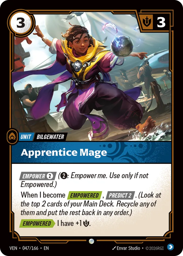 Apprentice Mage Riftbound card (VEN-047/166)