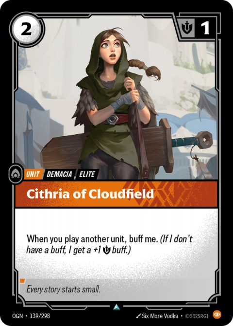 Cithria of Cloudfield — Origins #139, art by Six More Vodka