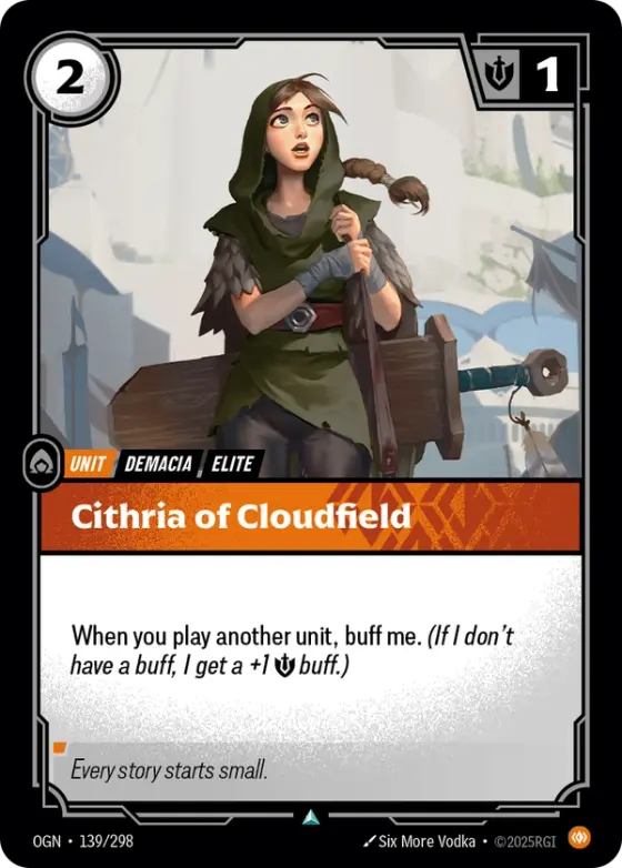 Cithria of Cloudfield OGN-139 Standard printing
