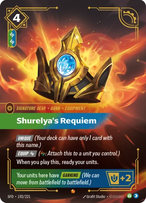 Shurelya's Requiem, SFD-192/221