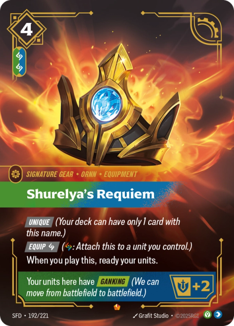 Shurelya's Requiem — Spiritforged #192, art by Grafit Studio