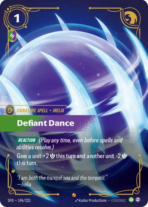Defiant Dance, SFD-196/221