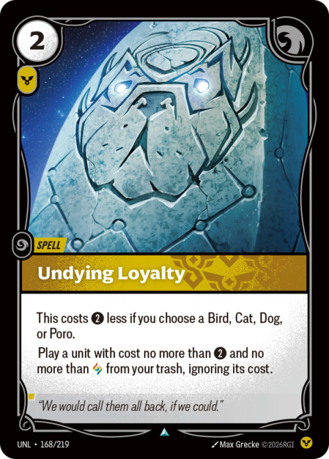 Undying Loyalty — Unleashed #168, art by Max Grecke