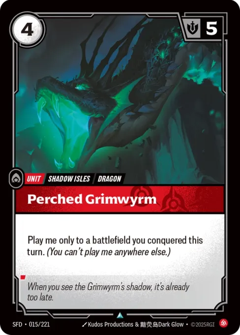 Perched Grimwyrm, SFD-015/221