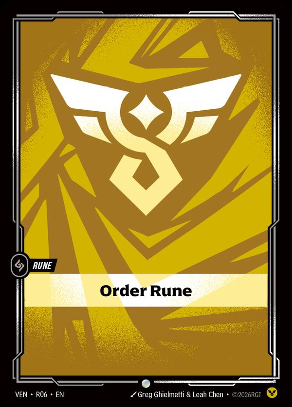 Order Rune — Riftbound card