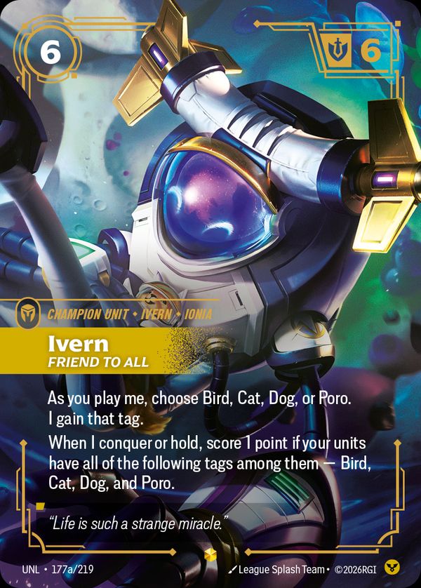 Ivern, Friend to All (Alternate Art) — Riftbound card