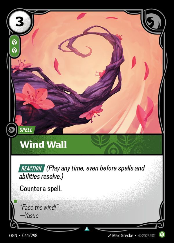 Wind Wall — Riftbound card