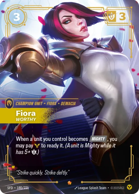 Fiora, Worthy, SFD-180/221