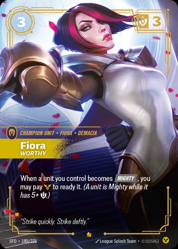 Fiora, Worthy — Riftbound card